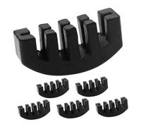 6pcs Rubber Violin Practice Mute for Volume Control Colorful Silent Mute for Violin Professional Accessories for Musicians