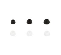 6Pcs S/M/L In Ear Buds Ear Tips Earcup Sleeve Silicone Ear Tips Fit For Redmi Buds 6 Play (black)