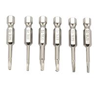 6Pcs S2 Steel Triangular Screw Bits Magnetic Screwdriver Bit Anti Triangle Screw 1.8/2/2.3/2.5/2.7/3 Mm Dropshipping