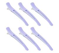 6pcs Salon Hair Clip For Sectioning And Styling With Silicone Band Fashion Hair Accessories For Home Use