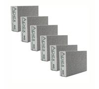 6pcs Sanding Blocks P60 Pack Wet and Dry Sanding Sponge | Coarse Sanding Pads | Dual Use Abrasives Pads | Reusable & Rust Removal Sanding Block For Wood, Paint Walls and Metal