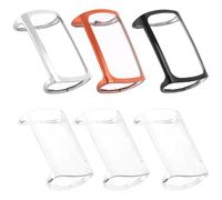 6pcs Screen Protector Cases for Fitbit, TPU Full Around Watch Protector Covers Practical Screen Protective Accessories Compatible with Fitbit Charge 6/5