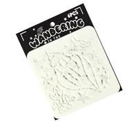 6Pcs Sea Creature Theme Templates 5x5Inch Kids Drawing Stencils for Card Making Wood Sign Cake Painting Wall Decoration Stencils for Kids Creativity