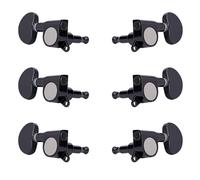 6Pcs Sealed Guitar String Tunings Pegs Replacement 3L3R Guitar Machines Head Knobs Tunings Key Acoustics Guitar Tuner