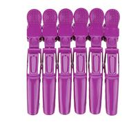 6Pcs Sectioning Clips Hairdressing Salon Hair Grip Crocodile DIY Accessories Hairpins Plastic for Styling Straight Curling Home Use