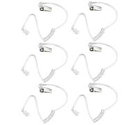 6PCS Security Earpiece, Fake Ear Piece, Secret Agent Accessories, for Radio Earpiece, Spy Role Play, Party Dress Up