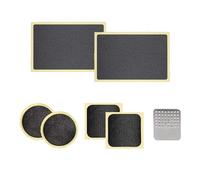 6Pcs Self-Adhesive Bike Tube Patch Repair Kit - Glueless - with Metal Rasp