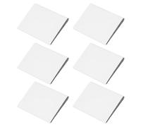6pcs Self Adhesive Door Corner Seal Strip, PU White Weatherproofing