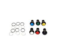 6Pcs Self-locking Push button Switch Momentary ON/OFF Round Switch