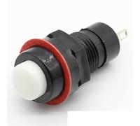 6pcs Self-Reset Push Button Switch 10mm Self Return Momentary Push Button Switch (Color : Red)(White)