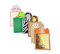 ＡＷＨＡＯ 6Pcs Sensory Mat Toy Kit Baby Educational Sensory Toys Sensory Touch Feel Mats for Tactile Play Textured Sensory Walls Panel Mats Mini Animal Sensory Tiles for Kids Children Fine Motor