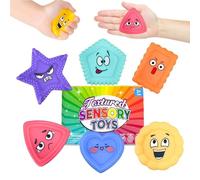 6Pcs Sensory Toys for Autism, Sensory Toys for Kids, Textured Sensory Tools for Anxiety, Focus & Relaxation, Home Office Travel Essential