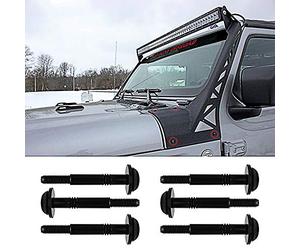 6Pcs/Set 18-19 Jeep Wrangler JL Replacement M8 Torx Screws Bolts Refitting Screw Sets for Pillars, Windshield Frame, Hinges, Hard Full Doors, Hard Door Hinges from Tackpro