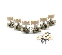 6Pcs/set 3L Tuning Peg For Double Hole Tuner Machine For Head For Acoustic Folk Classical Guitar For W/White But
