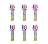 6pcs/set Bicycle Handlebar Screws M5*18MM Stainless Steel MTB Bike Handle Bar Stem Riser Screw In Bolts