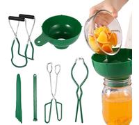 6Pcs/Set Canning Utensils, Anti-scalding Canning Supplies Starter Kit with Tongs, Jar Wrench, Magnetic Lid Lifter and More, Practical Kit for Jars