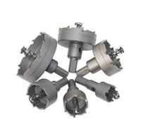 6Pcs/set Carbide Tipped TCT Drill Bit Set Stainless Steel Alloy Hole Saw Cutter Tool 22mm/30mm/35mm/45mm/50mm/65mm