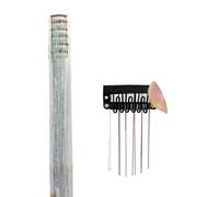 6Pcs/SET Clip in Hair Tinsel Kit Glitter Fairy Tinsel Hair Extensions 20Inch Shiny Hair Tinsel