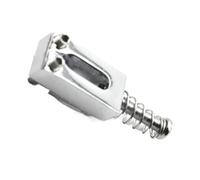 6pcs set Concave Electric Guitar Tremolo Bridge Saddle 20.5 * 10.5mm Chrome with Springs and Screws Guitar Bridge