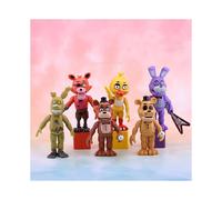 6pcs/Set Five Nights at Freddy's Action Figure FNAF Collect Toy Kids Gift NEW
