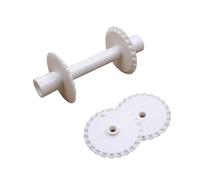 6Pcs/Set Flower Border Fondant Ribbon Roller Cutters, Lace Cake Decorating Mould Embosser DIY Dough Cutting Tool(1set)