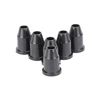 6pcs/set Guitar String Cap Mounting Buckle Through Body Ferrule Bushing Parts Accessories Black Silver Golden Bush String