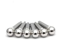 6Pcs/set Guitar String Peg Nails Metal Acoustic Guitar Bridge Pins Pegs Folk Guitar Bridge End Pins Replacement Parts
