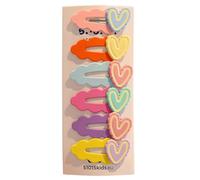 6pcs/set Hairpin For Sweet Girls Charm Hair Clip Aesthetics Candy Color Accessories Random