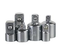6Pcs/Set Ratcheting Wrench Socket Adapter Reducers Converters Set 1/2inch to 3/8" to 1/4" Hand Tool Socket Adapter Set Tool