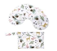6Pcs/set Reusable Bamboo Nursing Pad Super Absorbent Breast Milk Protections Mat with Portable Diaper Storage Bag