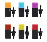 6PCS Set Threaded Rivet Nut Gun Head Replacement Mandrel Nose Piece Riveter Tip Spare Part for Hand Nut Rivet (6-32 10-24 1/4-20 5/16-18 3/8-16 8-32)