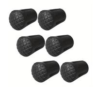 6Pcs/Set Walking Pole Stick End Trekking Tip | Protectors Rubber Pads Buffer Replacement Tips For Hiking