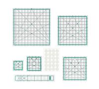 6Pcs Sewing Ruler Templates Clear Acrylic Quilting for Fabric Cutting Sewing Patchwork Tool