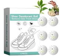 6PCS Shoe Deodorizer Balls,Long-Lasting Shoe Odor Eliminator,Air Freshener,Foot Deodorant for Smelly Shoes,Effective Shoe Smell Remover,Reusable Smell Remover Balls,Absorb Moisture,Keep Shoes Fresh
