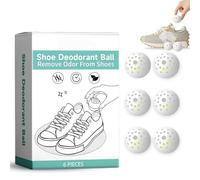 6PCS Shoe Deodorizer Balls,Shoe Odour Eliminator,Sh-Oe Freshener & Deodoriser,Foot Deodorant For Smelly Feet,Sho-E Air Freshener,Multifunctional,For Lockers,Gym Bags,Homes,Offices,Cars