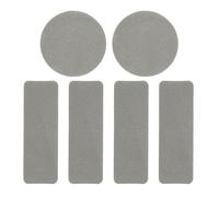 6Pcs Shoe Repair Patches Adhesive Sneaker Repair Patches Square Round Shoe Hole Prevention Easy Use