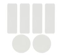 6Pcs Shoe Repair Patches Adhesive Sneaker Repair Patches Square Round Shoe Hole Prevention Easy Use Adhesive Sneaker