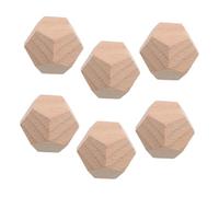 6pcs Sided Craft Blocks for DIY Projects for Board Games Family Activities Enhance Creativity with Sturdy Graffiti Dice