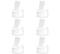 6PCS Silcone Duckbill Valves Compatible with Lansinoh Signature Pro/Smartpump 3.0/Smartpump 2.0/Manual breastpumps, for Lansinoh Breast Pumps Replacement Duckbill Valves Accessories