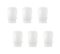 6Pcs Silicone Condiment Squeeze Bottles, Mini Portable and Food-Grade Condiment Storage Jars, Leak-proof Sauce Bottle for Sauce, Suitable for Skincare Products and Toiletries (1OZ,30ML)