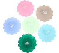 6pcs Silicone Cup Lids Decorative Mug Covers for Mugs and Beer Glasses | Lovely Shape, Keeps Drinks Safe and Clean, Light and Portable, Long Serving Life, for Friends and Boys and Girls