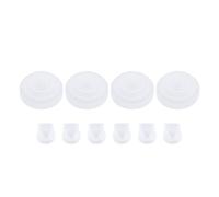 6pcs Silicone Duckbill Valves and 4pcs Diaphragms for M5 Breastpump Parts Replacement, Backflow Preventing