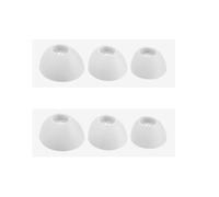 6PCS Silicone Ear Tips For Oneplus Buds Pro 2, Earphone Earplug Cover Replacement Small/Medium/Large 3 Size Earbuds Earcaps Set (white)