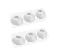 6PCS Silicone Eartips Replacement for Huawei Freebuds 4i/5i, Soft Ear Pads Covers Cushions Caps, S/M/L Sizes, Black White Earbuds Accessories (white)