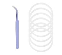 6pcs Silicone Gasket Replacement for Hydro Flask Wide Mouth Flip Lid Bottles, 2 Inch Replacement O Ring for Hydro Flask Rubber Seal for 12/16/24/32/40oz Hydroflask Lid, with Tweezers