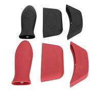 6Pcs Silicone Hot Handle Holder and Assist Holder, Cast Iron Skillet Handle Cover Pot Sleeve Grip Handle for Cast Iron Pot Woks, Frying Pans, Griddles, Skillets, Oven
