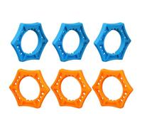 6pcs Silicone Microphone Anti-roll Ring Six Corner Protection Ring