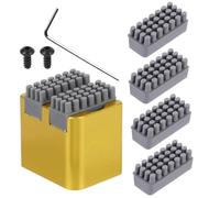 6pcs Silicone Nozzle Brush for Bambu-Lab P1P/P1S/X1/X1C/X1E 3D Printer, Heat-Resistant Nozzle Wiper with Fixing Block Cleaning Tools for 3D Printer X1/P1 Accessories