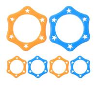 6pcs Silicone Six-corner Anti-roll Rings for Microphone
