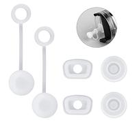6pcs Silicone Spill Stopper, Leak Stopper for Stanley Cup 40oz&30oz, Straw Cover Cap Spill Proof Plug Tumbler Accessories Including 2 Straw Lids, 2 Round Spill Stoppers and 2 Square Spill Stoppers